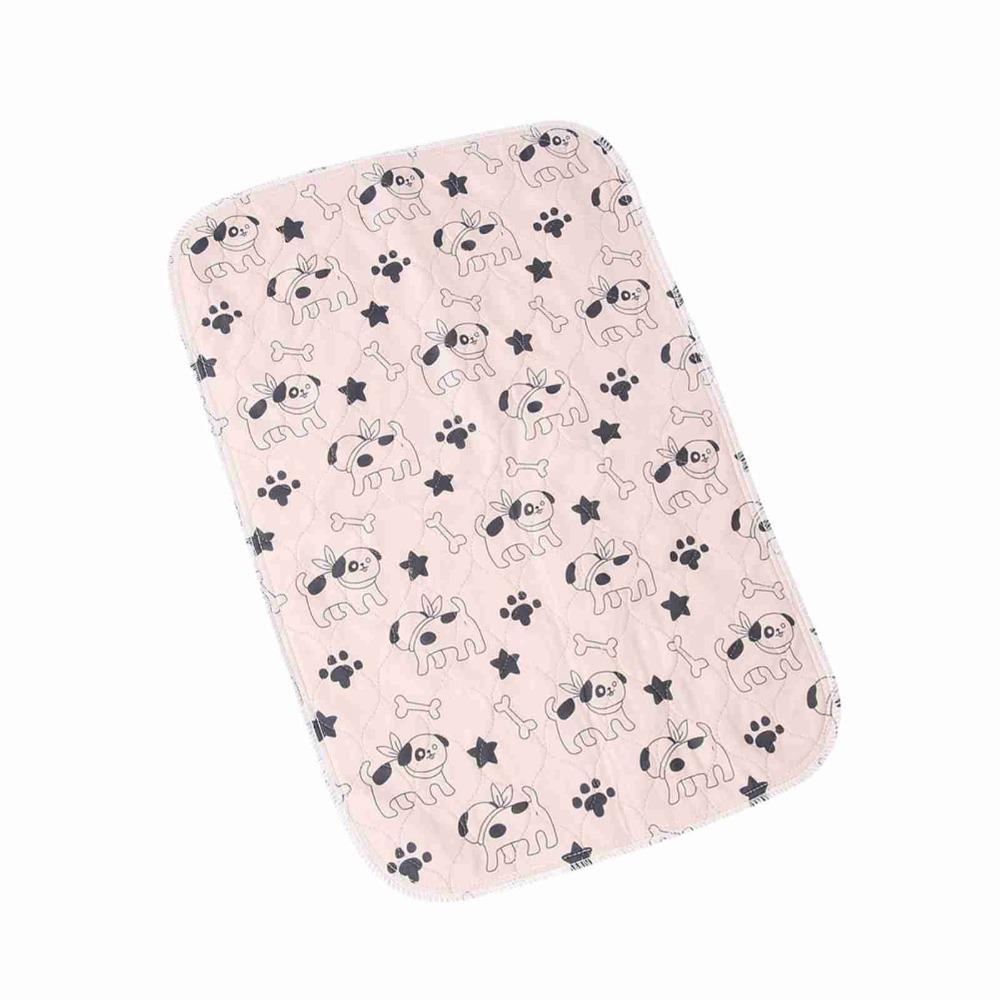 High Absorbency Reusable Pet Pee Pad Polyester Fabric Leak Proof Pet Mat Pet Cage Liner