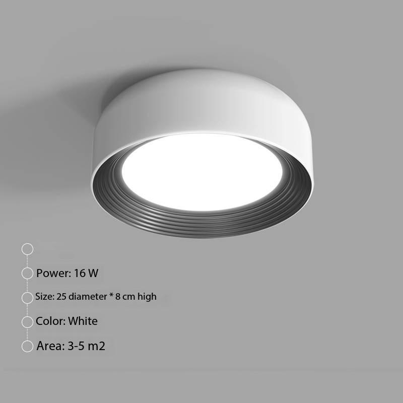 Итальянский минималистский потолочный светильник для дома, коридора, балкона, спальни, гардеробной, декоративный светильник, круглый, современный светильник, мебельная лампа