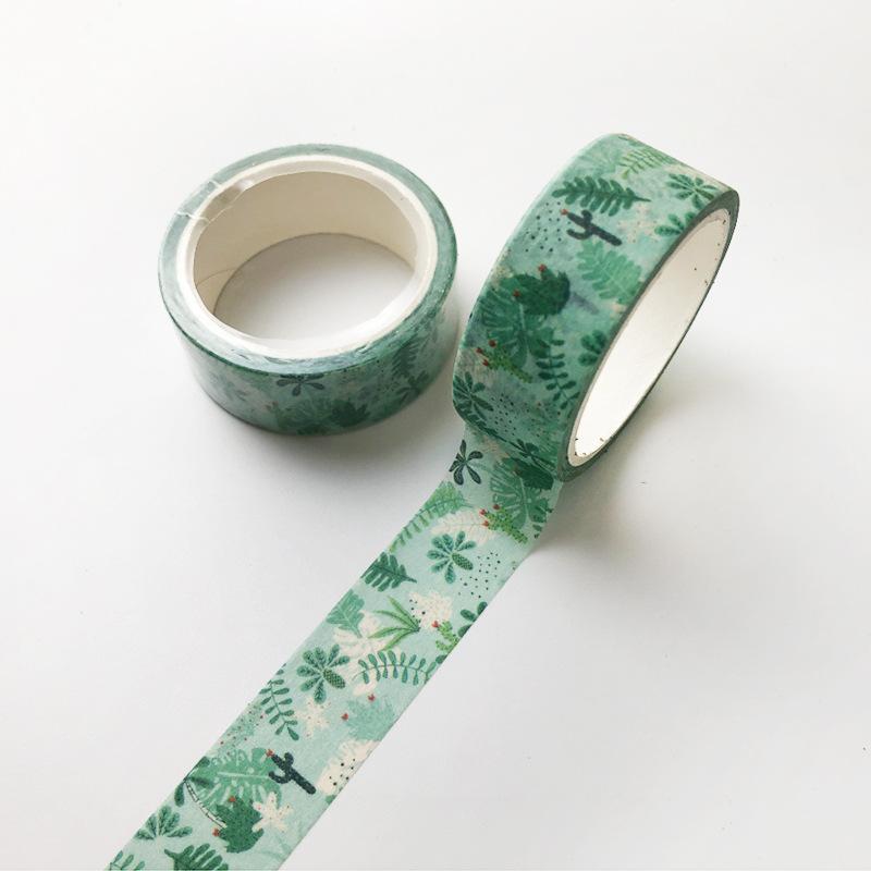 15mm*5m Kawaii Cartoon Decoration Tape DIY Scrapbooking Basic Geometry Paper Washi Masking Tape Washi Tape Journaling