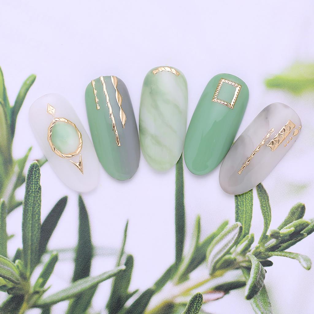 Nail Nail Sticker Decoration Geometry Style Geometry Shape Simple Nail Sticker For Women Beauty Health