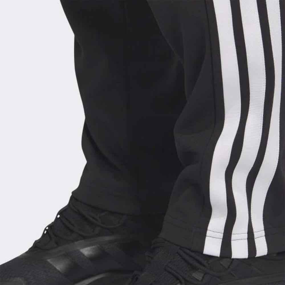 Adidas 3s Regular Fit Double Knit Open Hem Track Pants