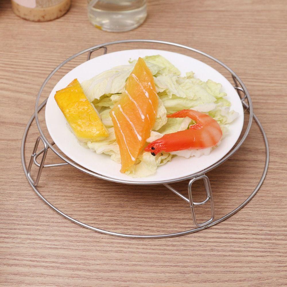 1Pcs Kitchen Cooking Tool Kitchen Steamer Wok Rack Stainless Steel Steamer Pan Rack Holder