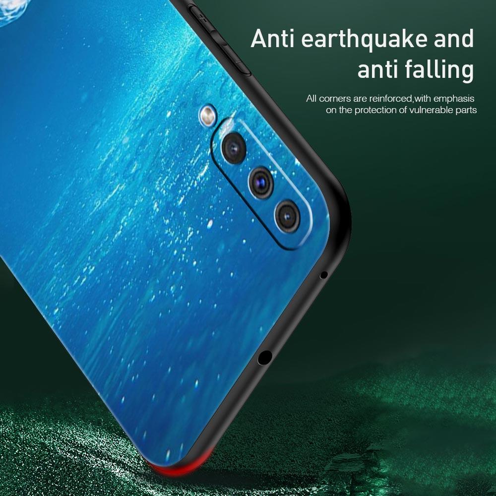 Чехол для телефона с изображением морского животного Дельфин для Samsung Galaxy A56 A36 A26 A34 A17 A16 A06 A14 A12 A54 A72 A24 A22 A20e A52 A50 A40 A32Обложка