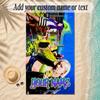 Beach Towelaespa Custom Name Text Personalized Soft Towel for Beach Pool Indoor Home Decor Gift