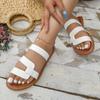Summer Fashion Comfort Flat 2024 Open Toe Outdoor Slippers Beach Women Shoes