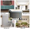 10M/Roll Door Frame Wall Border Sticker Windowsill Waveguide Line Brushed Waist Line Wallpaper