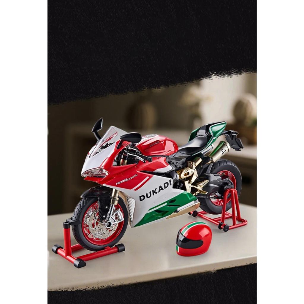 Spary 1/9 Ducati 1199 Panigale R Сплав Мотоцикл Литая Модель Симуляция Звук Свет Коллекционная Ценность Дисплей Подарок для Друзей