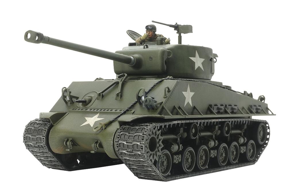 TAMIYA Military Miniature Series American Tank M4A3E Sherman Easy Eight Plastic Model 32595 1/48 No.95