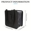 Waterproof Car Storage Bag Trash Can Hanging Storage Bag Rear Seat Back Universal Foldable Backseat Storage Box For Truck SUV RV