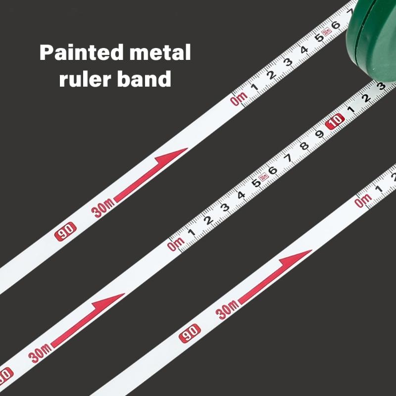 Инженерный рулетка сматывающаяся 20/30/50 метров Прочное стальное лезвие Прочный корпус из АБС-пластика для стройплощадки
