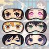 Anime Demon Slayer Eye Patch Kimetsu No Yaiba Kamado Tanjirou Cartoon Sleep Blindfold Shading Casual Eyes Mask Cosplay Props
