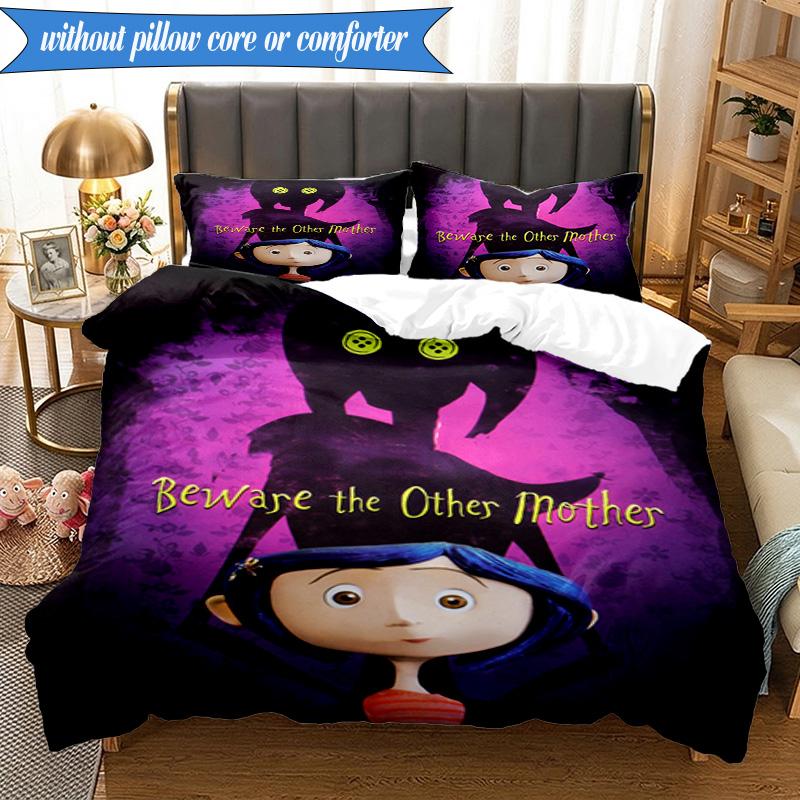 Fantasy In horror mother 3pcs K-pop music group Bedding set,Ideal for Bedroom, Dormitory,Including Duvet Cover And 2pcs Pillowcases,Fan gifts
