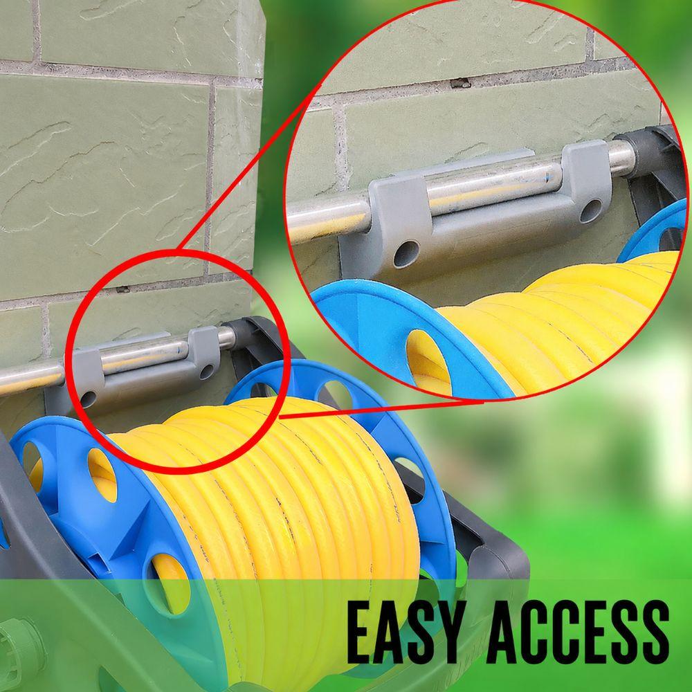 with Expansion Screws Water Pipe Frame Hook Wall Mounted Hanger for Garden Hose Reel Storage