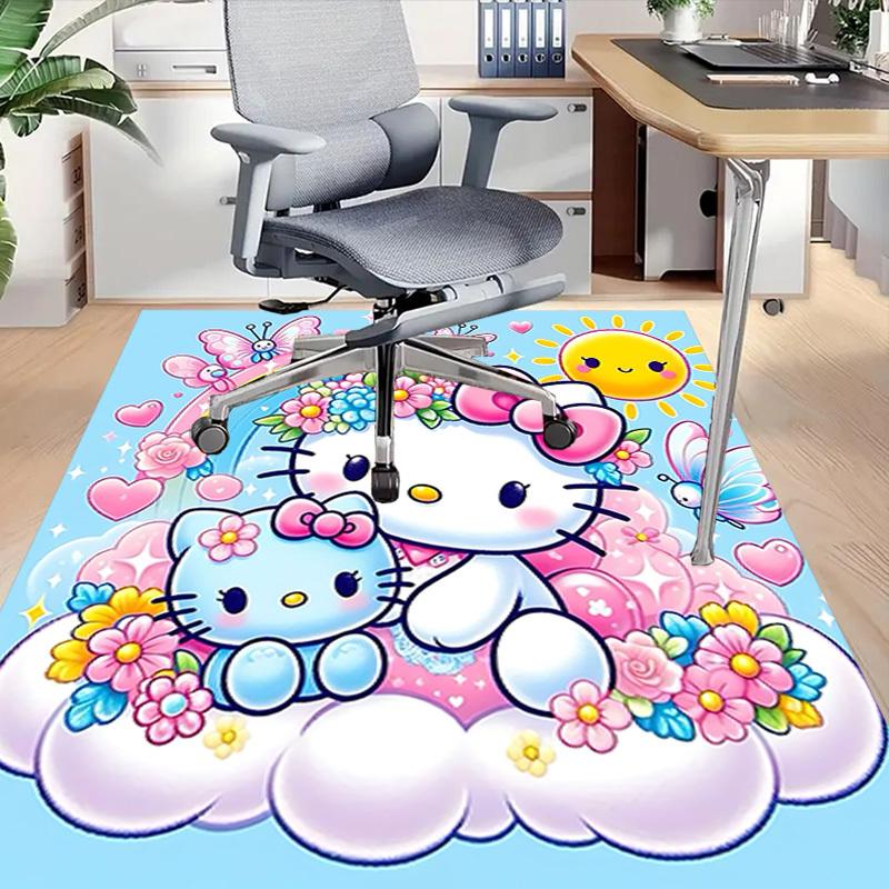 1 шт. Ковер Hello Kitty Коврик для офиса Наружный коврик Декор для дома Ковер для зоны Фестивальный подарок