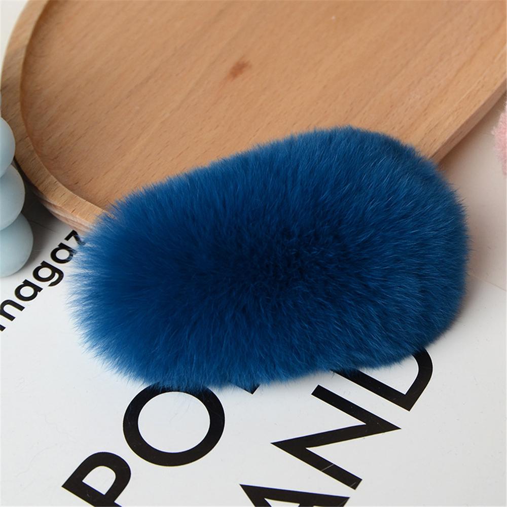 1/3 шт. Зимняя милая пушистая заколка для волос для женщин и девочек, однотонная боковая заколка для волос, BB-заколка, милая плюшевая заколка для волос, цветной аксессуар для волос