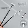 2Pcs Mascara Fan Brush Natural Lifted Effects Enhance Lower Lashes Eyelash Brushes Women Accessories