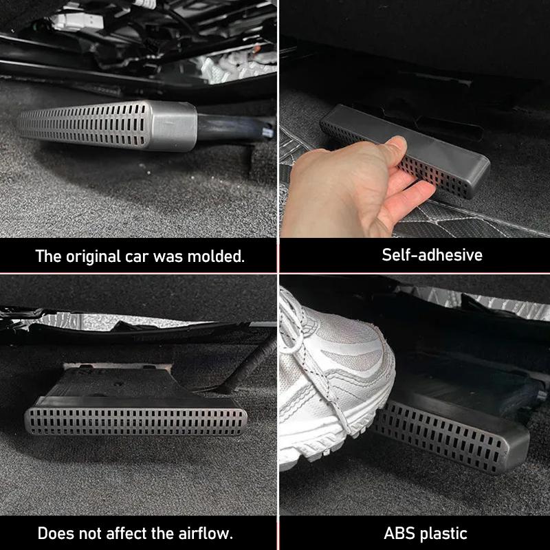 6pcs For Exeed RX Yaoguang 2024 2025 Car Under Seat Air Vent Conditioner Outlet Cover Anti-Clogging Protective Accessories