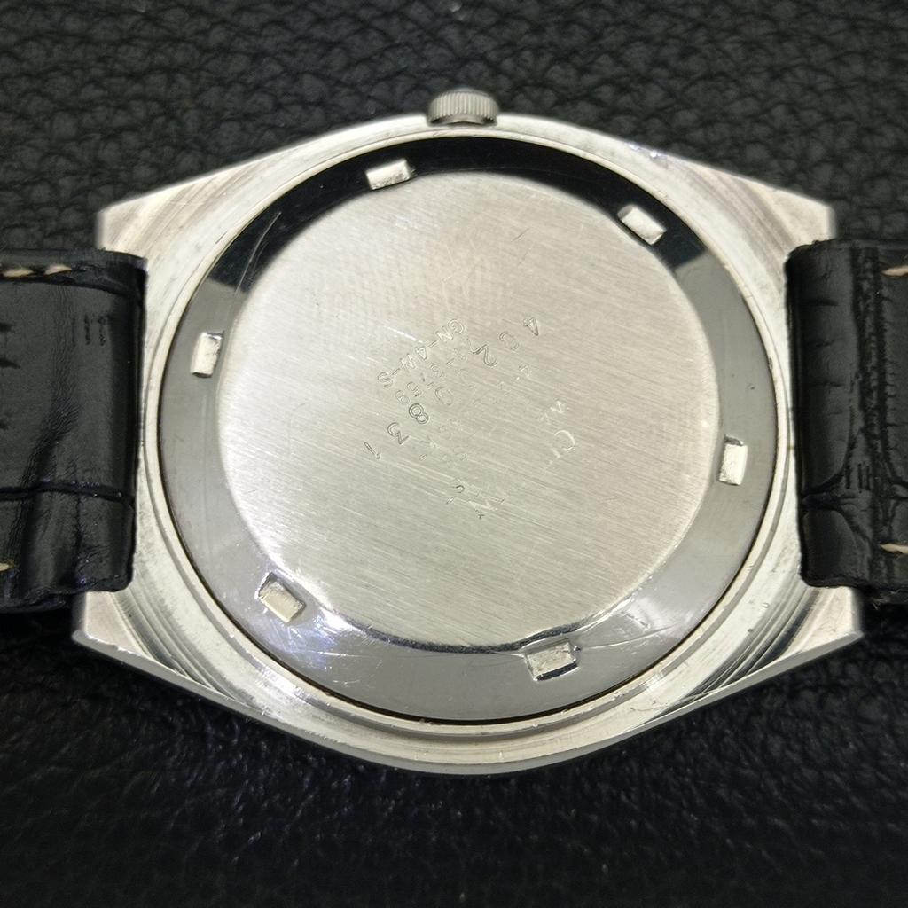 Б/у винтажные мужские часы Citizen Automatic 8200 из Японии с синим циферблатом в арабском стиле a434804-2 R123-a434804