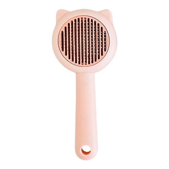 Pet Slicker Brush Self Cleaning Shedding Brush Cat Floating Hair Removal Massage Comb Pet Grooming Accessory for Dogs Cats