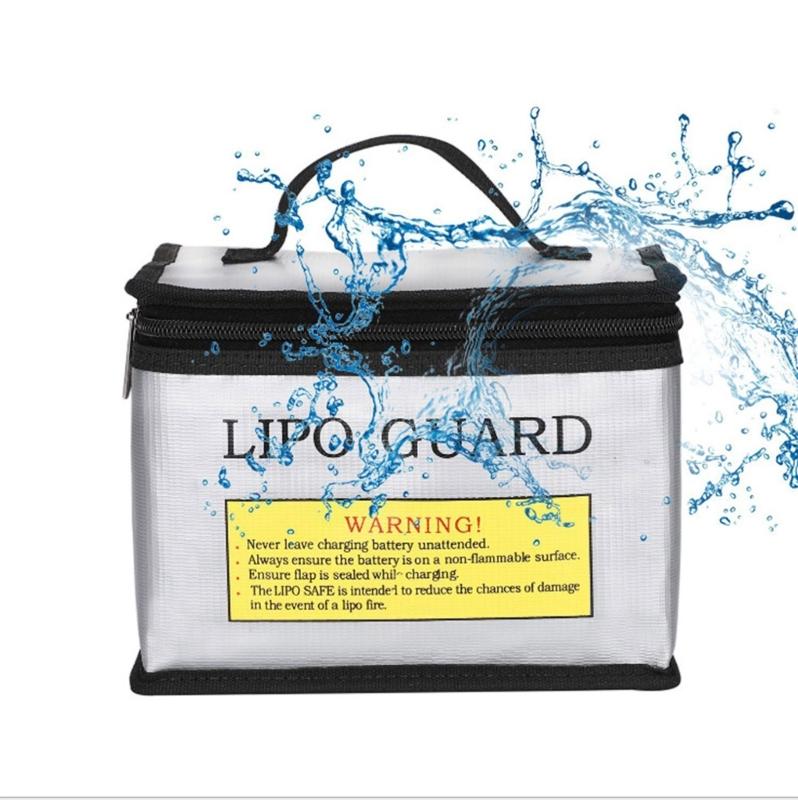 Fireproof Battery Bag Guarding Case Durability for Safe Storage and Transport of Batteries