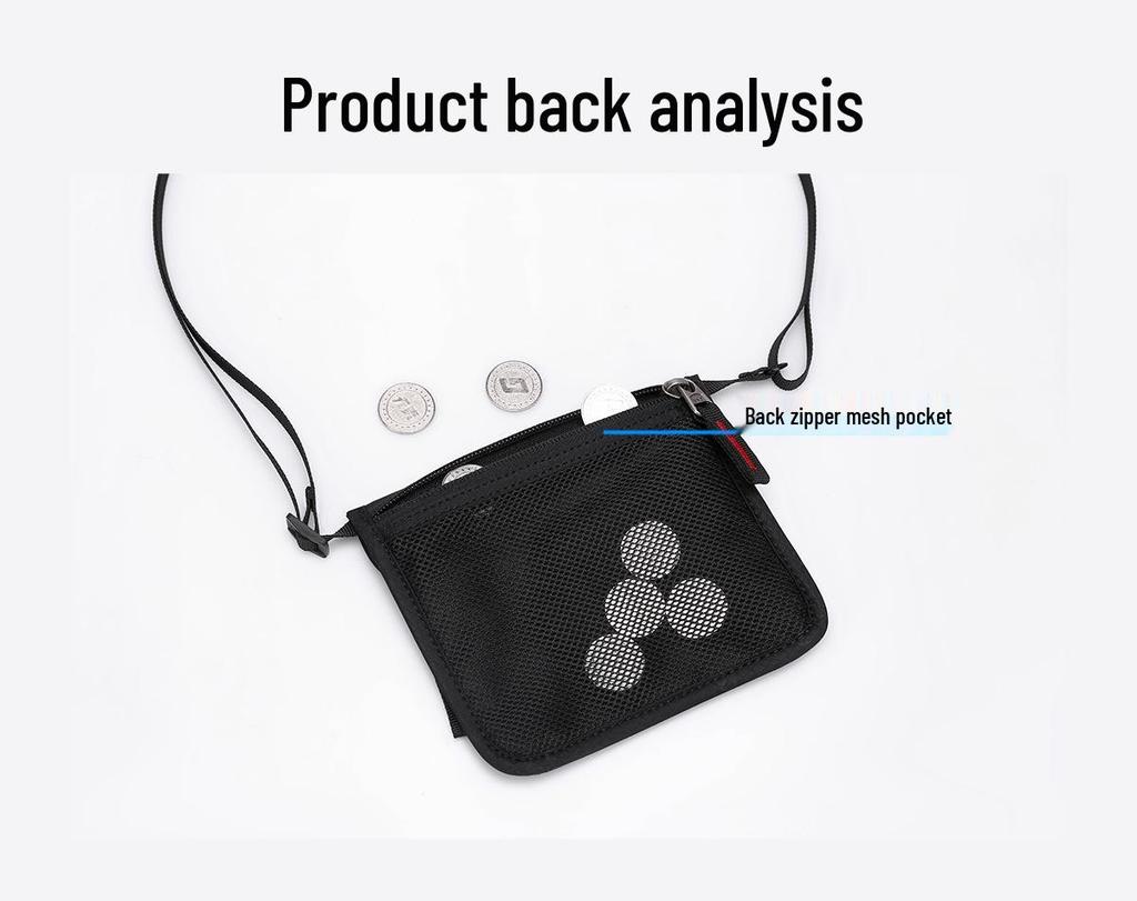 Slim Anti-Theft Passport & Document Holder - Multi-Functional Hanging Bag with Card Slots