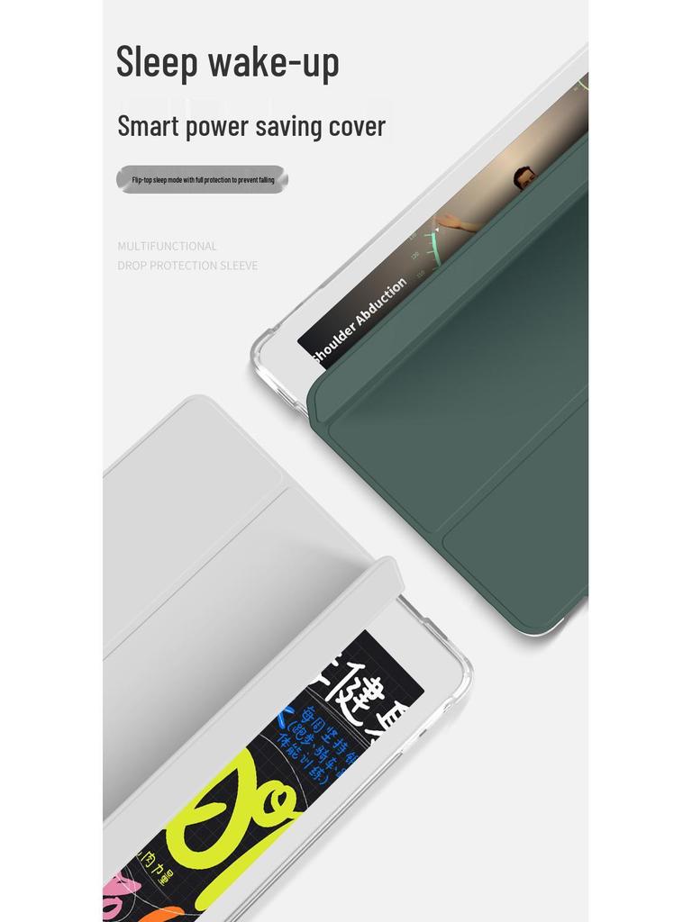 Чехол для iPad 10,2 дюйма Air 4/5: Противоударный кожаный чехол со слотом для ручки для Pro 11 и Mini 6