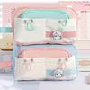 Multi-layer Cute Pencil Pouch Large Capacity Gel Pen Organizer Kawaii Student Pencil Case  Girl