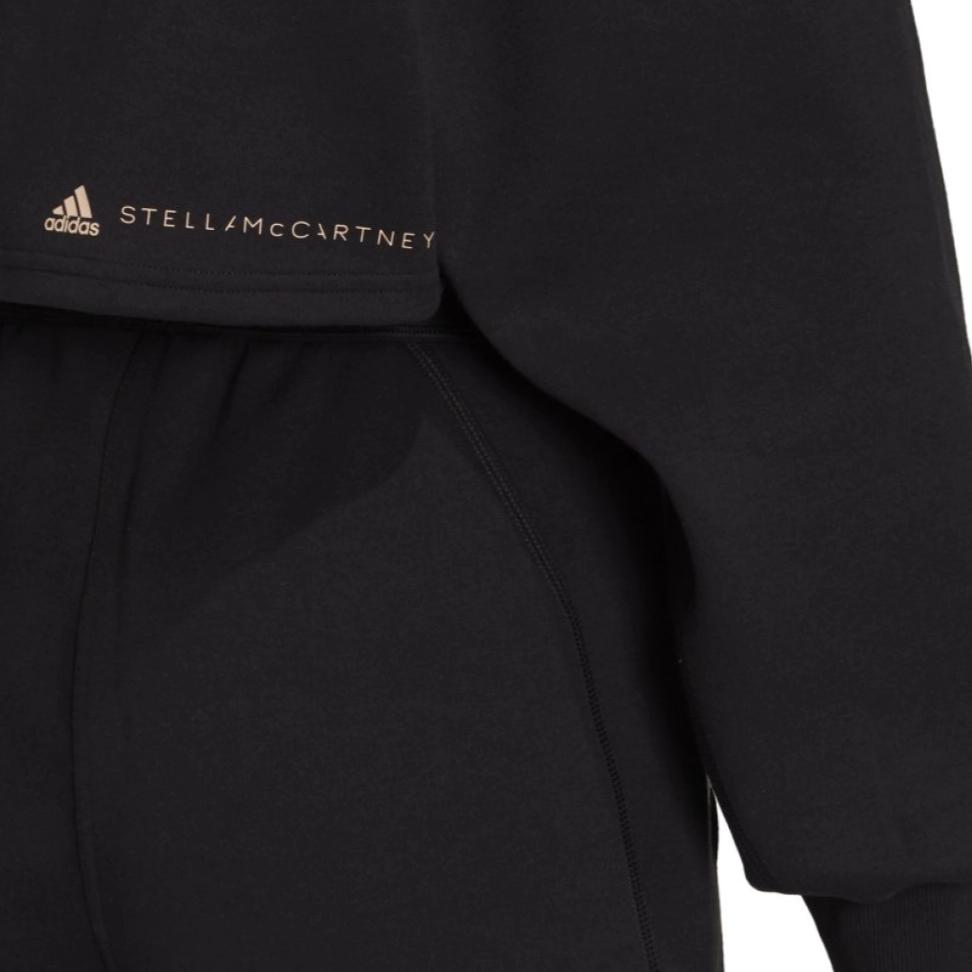 adidas Свободная куртка с капюшоном и логотипом, черная, с завязками на шнурке, GU4346