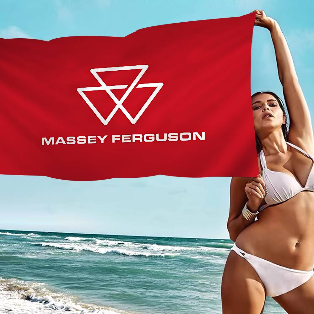 M-Massey F-Ferguson Микрофибра Пляжное полотенце Впитывающее Быстросохнущее Мягкое Йога Плавание Курорт Альпинизм Полотенце