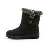 Women Autumn Winter Rabbit Fur High Barrel Warm Velcro Waterproof Snow Boots