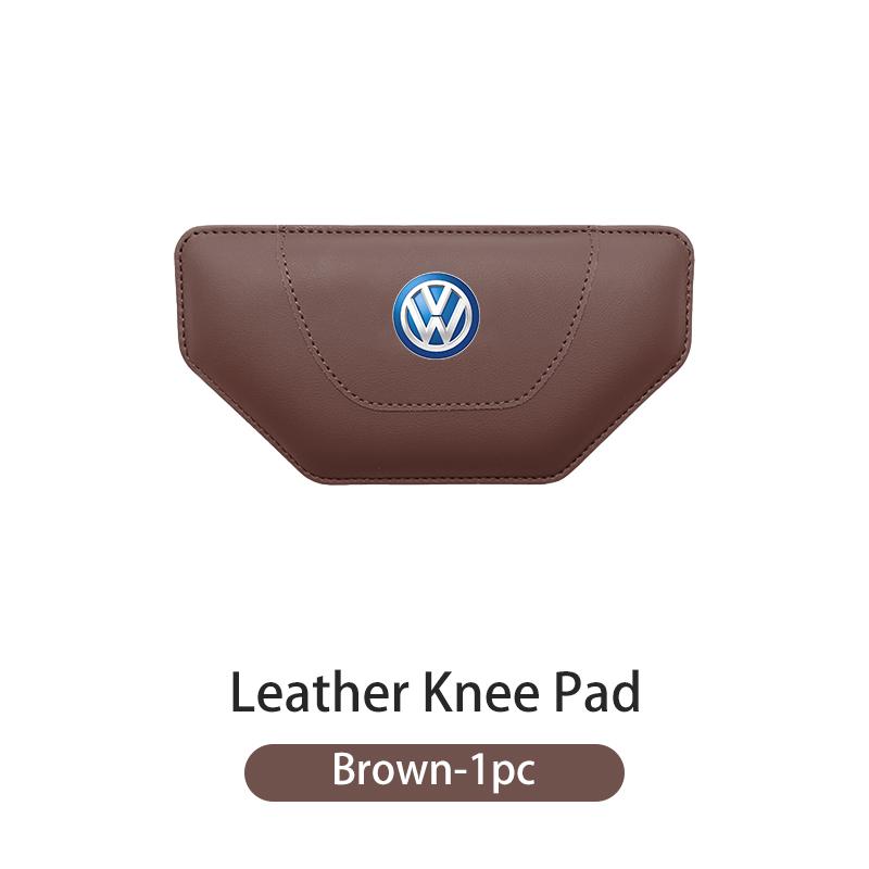 Car Leather Knee Pad Inside Knee Cushion Comfortable For Volkswagen VW Scirocco Jetta Beetle Golf Passat Polo Tiguan Sharan