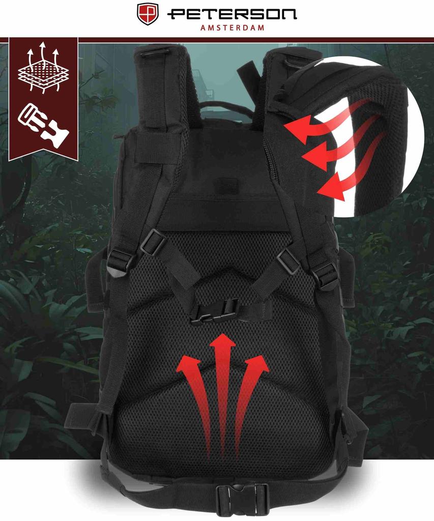 Plecak PTN BL096-8090 Black