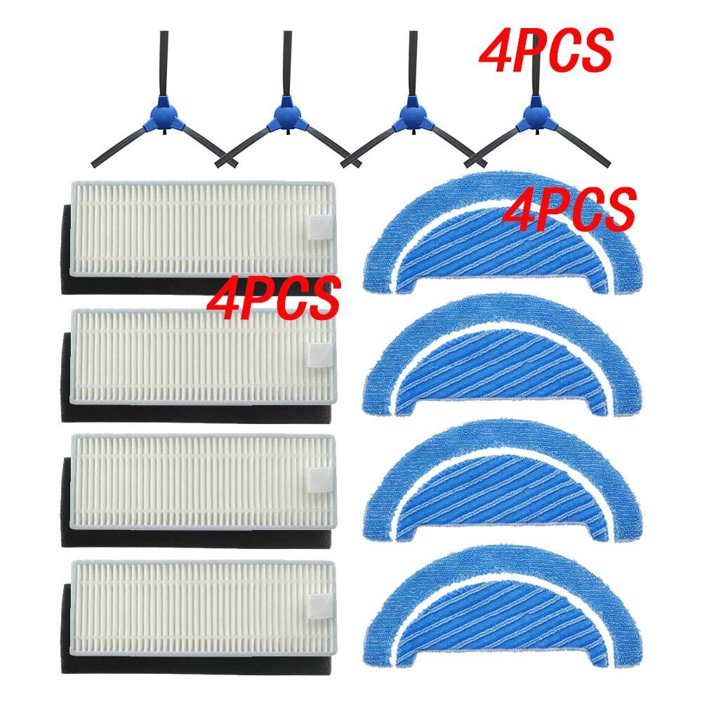 Основная щетка, боковая щетка, швабра, Hepa-фильтр для роботизированного пылесоса Cecotec Conga 1790 Ultra, запасные части