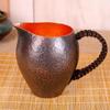 Винтажная кофейная кружка, чашка из чистой меди, неправильной формы, ручка-плетенка, 280 мл, кружка для завтрака, ручная работа, стакан для чая, посуда для напитков, посуда