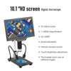 10.1-inch LCD USB Digital Microscope 1080P Coin Microscope 1-1600X 16MP Touch-control Lightness