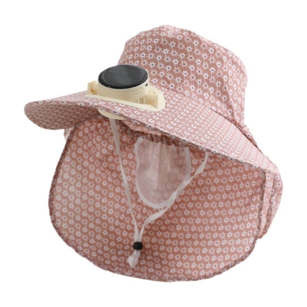 USB Charging Sun Cap Anti-UV Cooling Fan Hat Sunscreen Cap Fisherman Hat Summer Season