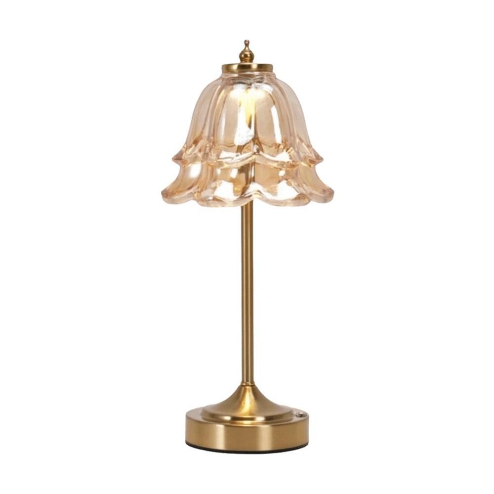 Gold Cordless Desk Lamp Touch Switch Rechargeable Lamp Modern Touch LED Lamp Home