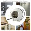 High Efficiency Inline Duct Fan Air Extractor Bathroom Kitchen Ventilation System   80W