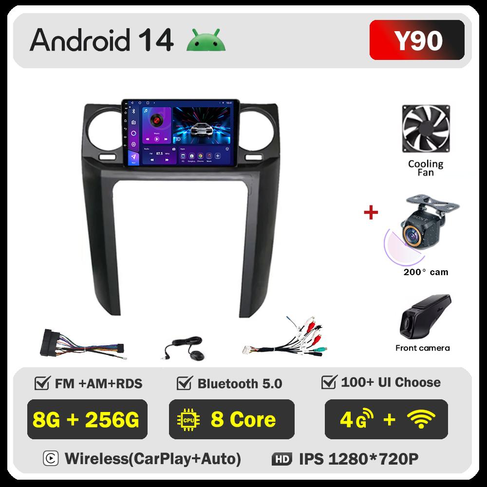 Для Land Rover Discovery 3 2004 - 2009 Carplay Auto Screen Wireless Android Auto Car Intelligent Systems AutoMotive 8 Core DSP