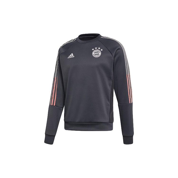 Adidas Sweatshirts Men's Gray Crew Neck Moderate Regular FR3989