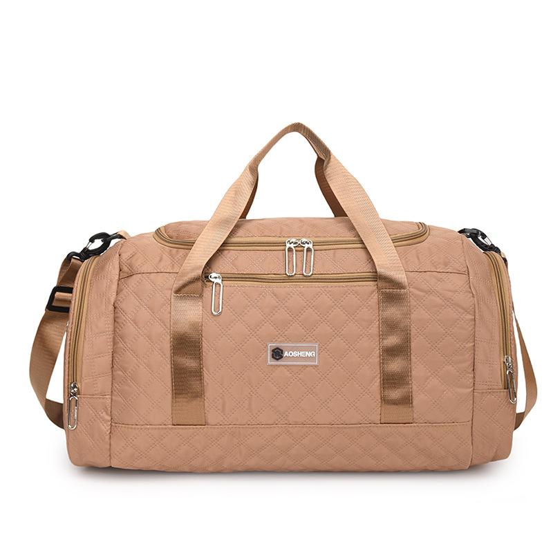 Модная, Простая, Большая Вместимость, Хранение Обуви, Портативная Дорожная Сумка для Выездов, Спортивная Сумка для Тренажерного Зала с Отделением для Сухих и Влажных Вещей, Можно Использовать для Надевания на Выдвижную Ручку