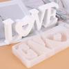 Love Silicone Mold Resin Sign Word Mold, Epoxy Casting Molds for DIY Table Decoration, Wedding, Valentine's Day Gifts