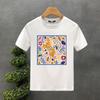 Horses and Flowers Print T Shirts For Man Funny Creative Aesthetic Tops Hip-hop Fashion Hipster Streetwear Summer Short Sleeves