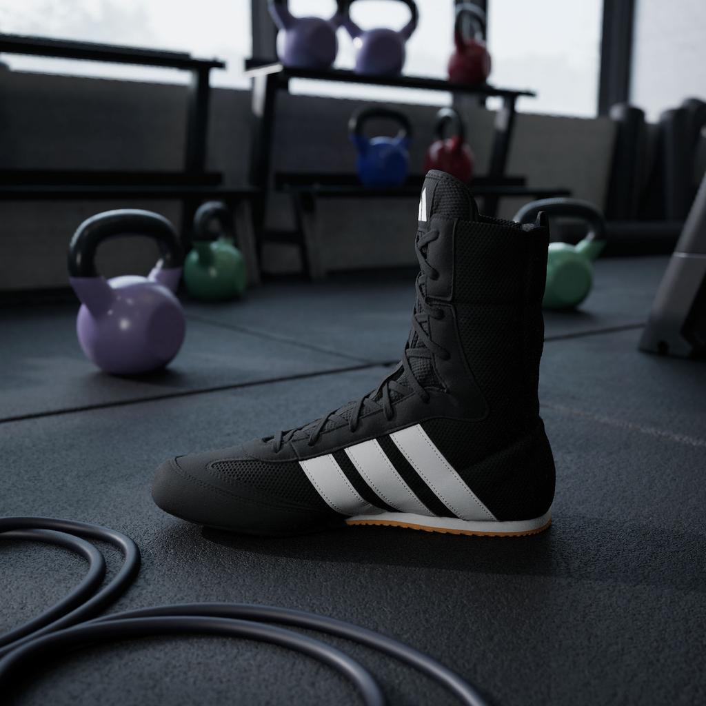 Adidas Box Hog Fabric High top Training Shoes Unisex