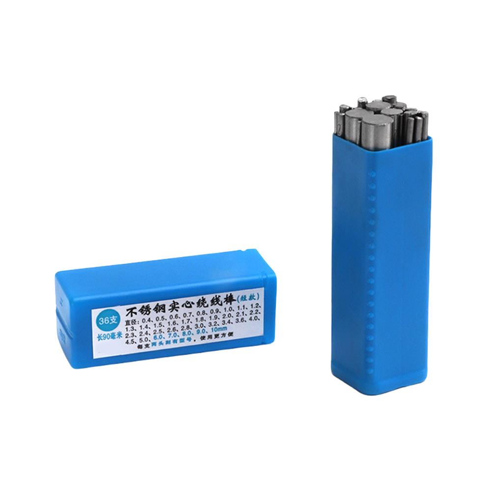 Набор из 36 многофункциональных стержней для придания формы из нержавеющей проволоки, стержень для организации проволоки, стержни для придания формы проволоке, подходят для дизайнеров