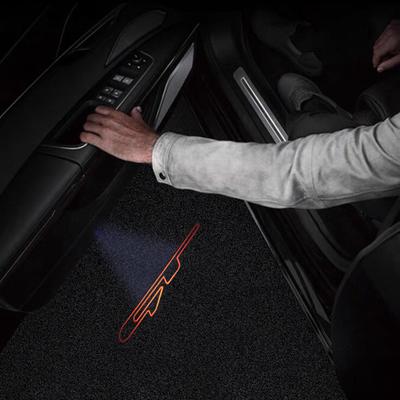 1 шт. Для GT Hyundai Ceed Forte RIO STINGER Seltos K3 K5 Sorento Логотип Светодиодные приветственные огни для дверей автомобиля Лазерный проектор Декоративная лампа