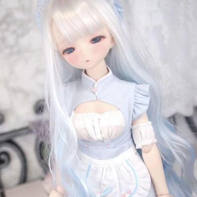 [Б/У] AX767 BJD Парик для куклы 1/3, Термостойкий, Ручной работы