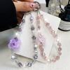 Anti-Lost Phone Hand Rope Hand-beaded Car Keychain Cute Bag Pendant