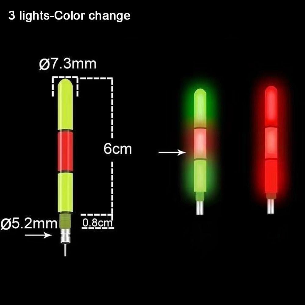 1pc Super Bright LED Fishing Smart Float Top Night Fishing Float Top  Cr425 Battery