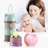 Three-layer Infant Milk Powder Box Portable and Large-capacity Baby Dispensing Sealed Box Cartoon Milk Powder Dispensing Box